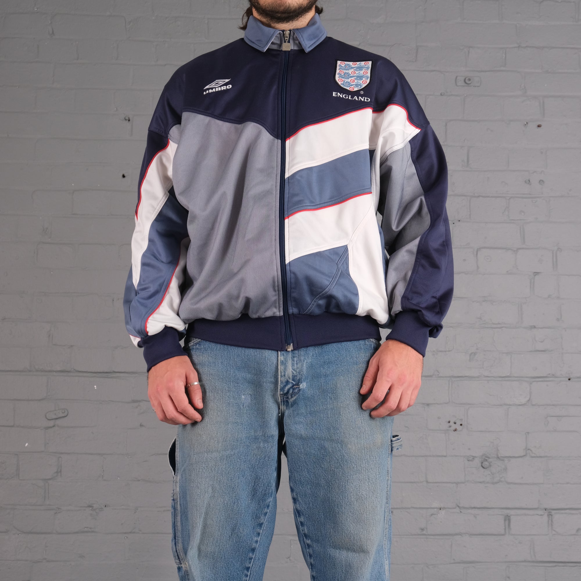Vintage 90's England Umbro Track Jacket