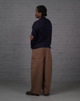 Vintage Lacoste Knitted Crewneck Jumper in Navy