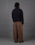 Vintage Lacoste Knitted Crewneck Jumper in Navy