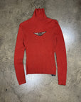 Vintage Harley Davidson Motorcycle Turtleneck Knit Top