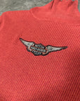Vintage Harley Davidson Motorcycle Turtleneck Knit Top