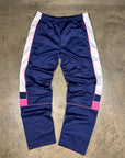 Vintage Kappa Women's 90s Tracksuit in navy blue and pink