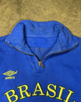 Vintage Umbro Brazil Half-Zip Jumper