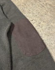 Vintage Woolrich Quarter-Zip with Leather Details