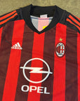 Vintage Pirlo AC Milan '02 Players Edition Adidas Football Shirt