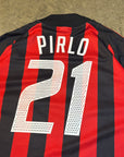 Vintage Pirlo AC Milan '02 Players Edition Adidas Football Shirt