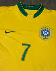 Vintage Adriano Brazil '06 Nike Football Shirt