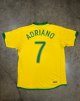 Vintage Adriano Brazil '06 Nike Football Shirt