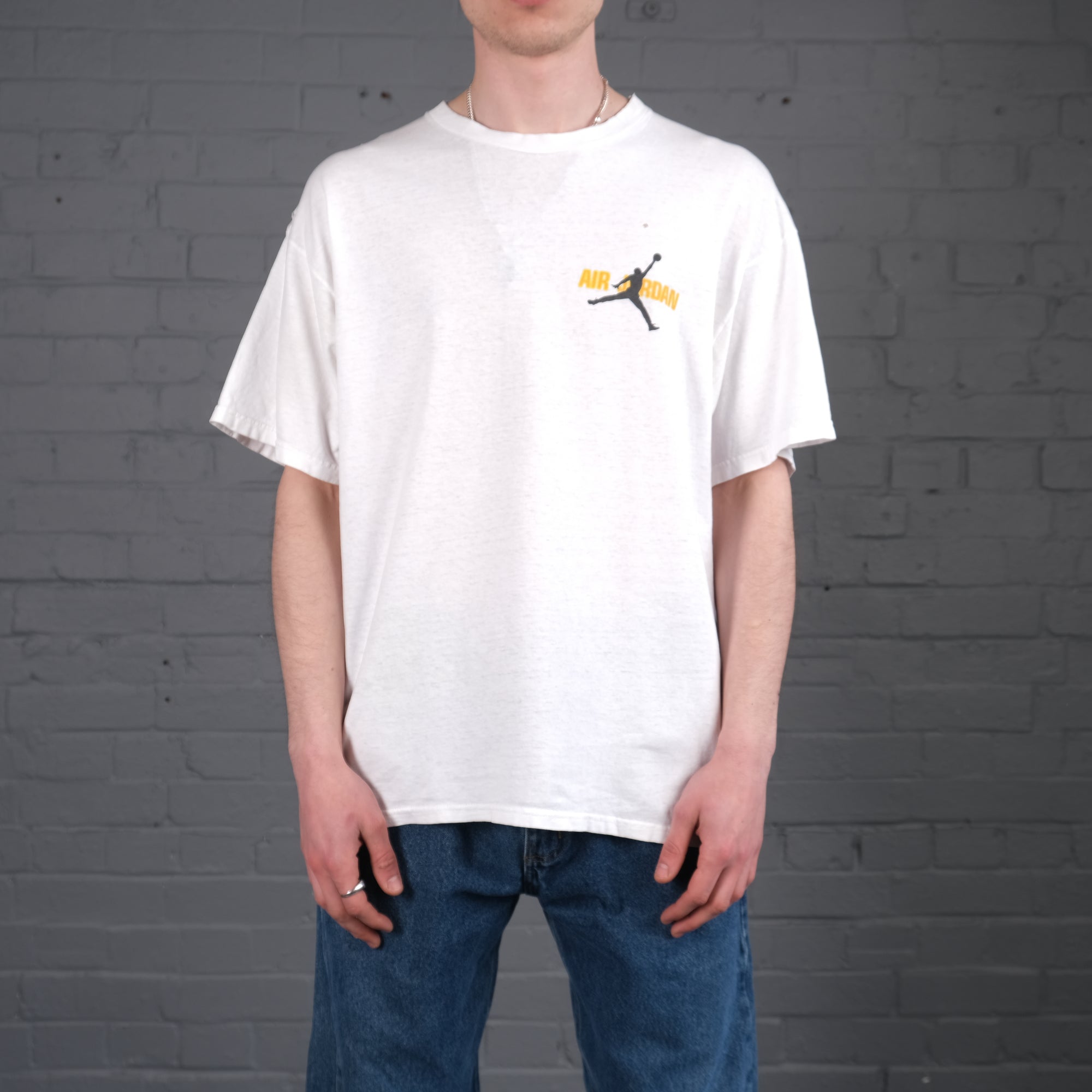 Vintage Nike Air Jordan graphic t-shirt in White