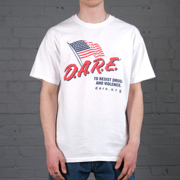 Vintage D.A.R.E graphic t-shirt in White