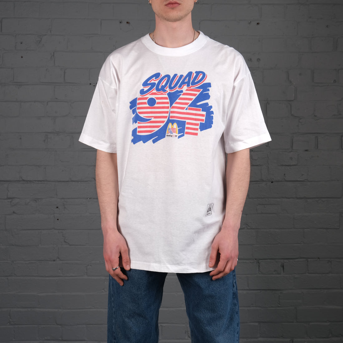 Vintage USA Squad 94 graphic t-shirt in White