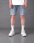 Vintage Carhartt Carpenter Shorts in Blue Denim