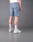 Vintage Carhartt Carpenter Shorts in Blue Denim