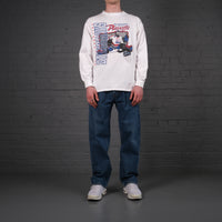 Vintage Stingrays graphic long sleeve t-shirt in White