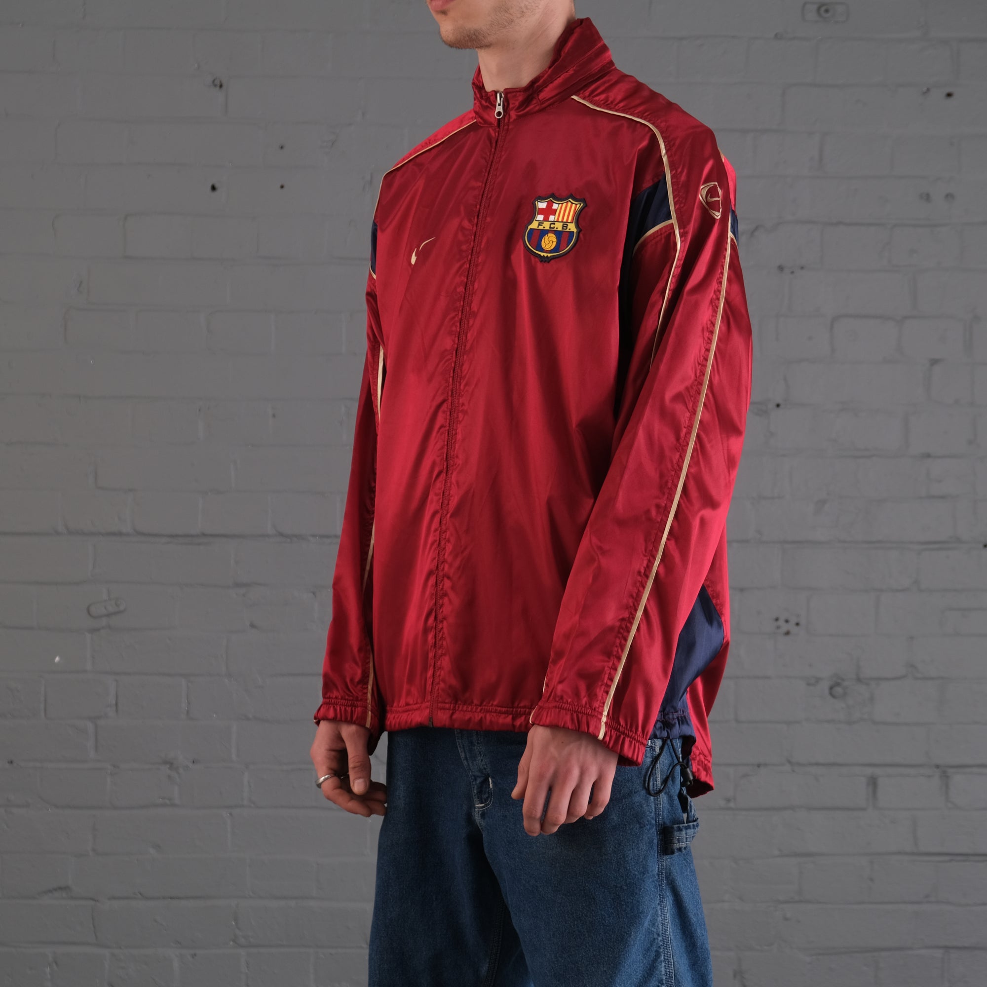 Vintage 90&#39;s Barcelona Nike tracksuit jacket