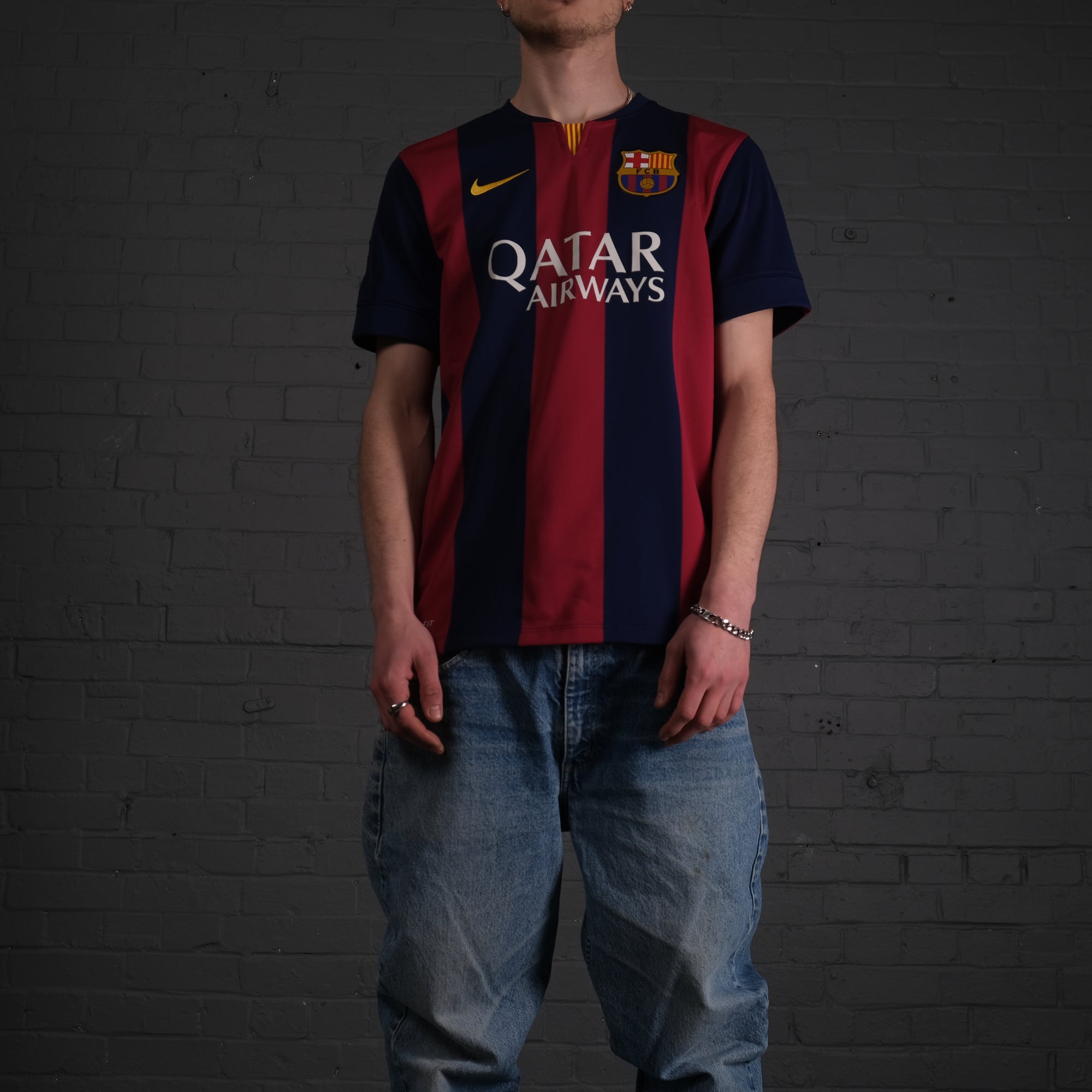 Vintage Messi Barcelona 14/15 Nike Home Shirt