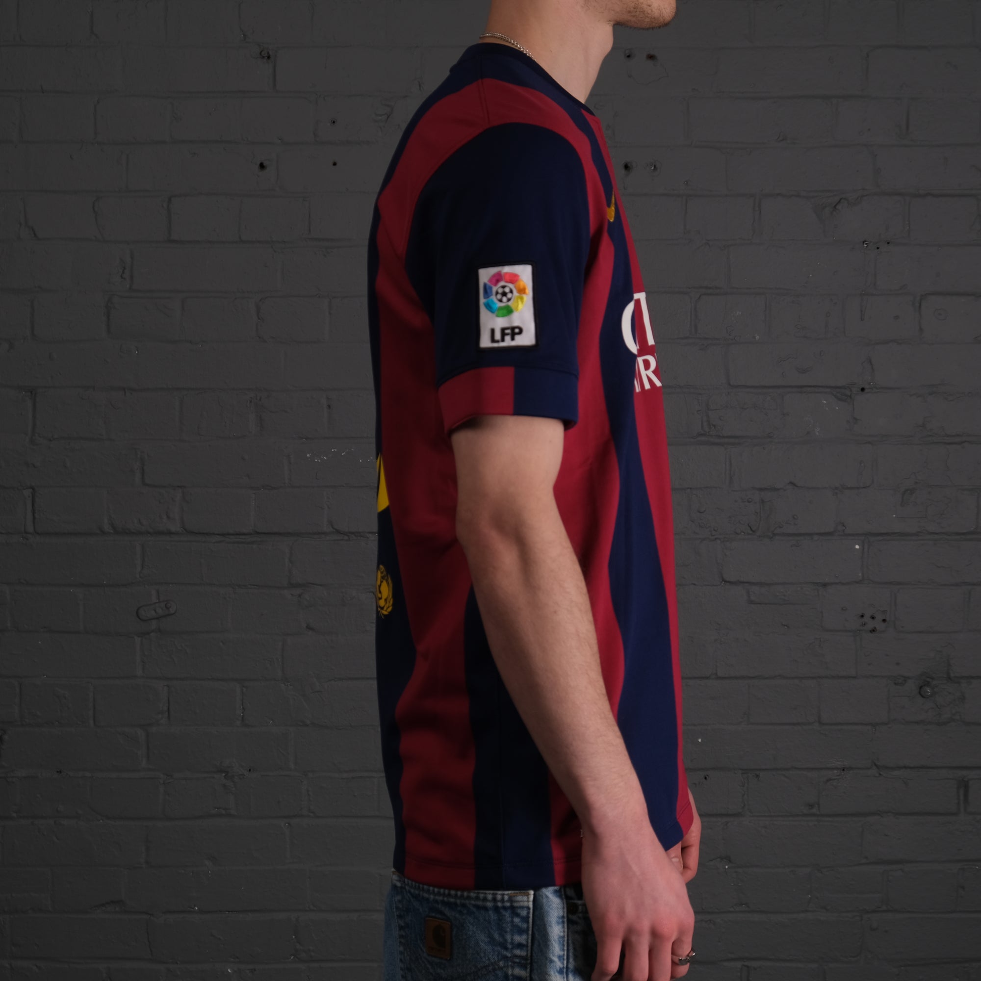 Vintage Messi Barcelona 14/15 Nike Home Shirt