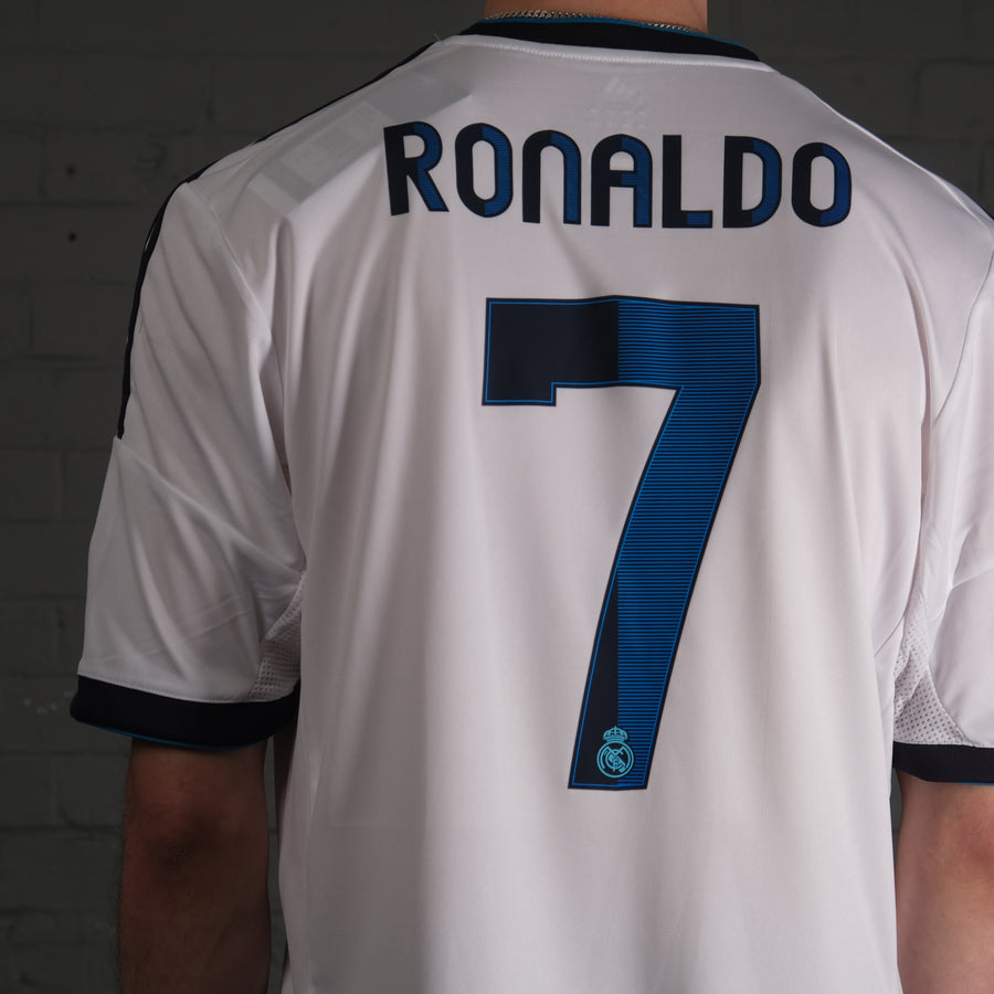 Vintage Adidas Ronaldo Real Madrid 12-13 Home Football Shirt