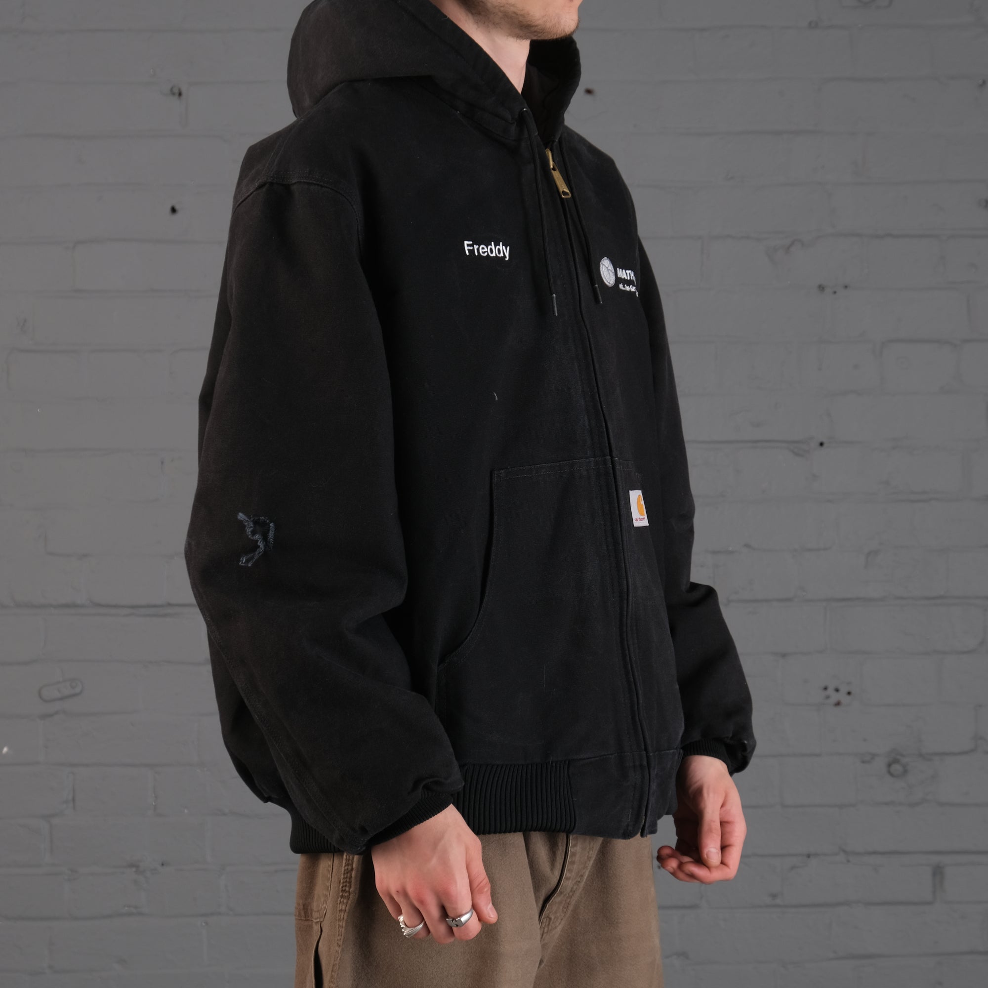 Vintage Carhartt Active Bomber Jacket in Black