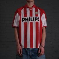 Vintage Nike PSV 01-02 Home Kit Football Shirt