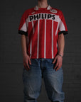 Vintage Nike PSV 95-96 Home Kit Football Shirt