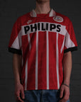 Vintage Nike PSV 95-96 Home Kit Football Shirt