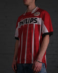 Vintage Nike PSV 95-96 Home Kit Football Shirt