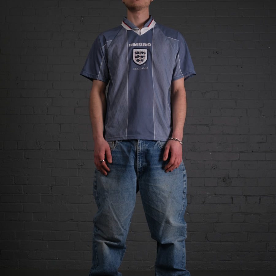 Vintage England 95-97 Becks Away Shirt