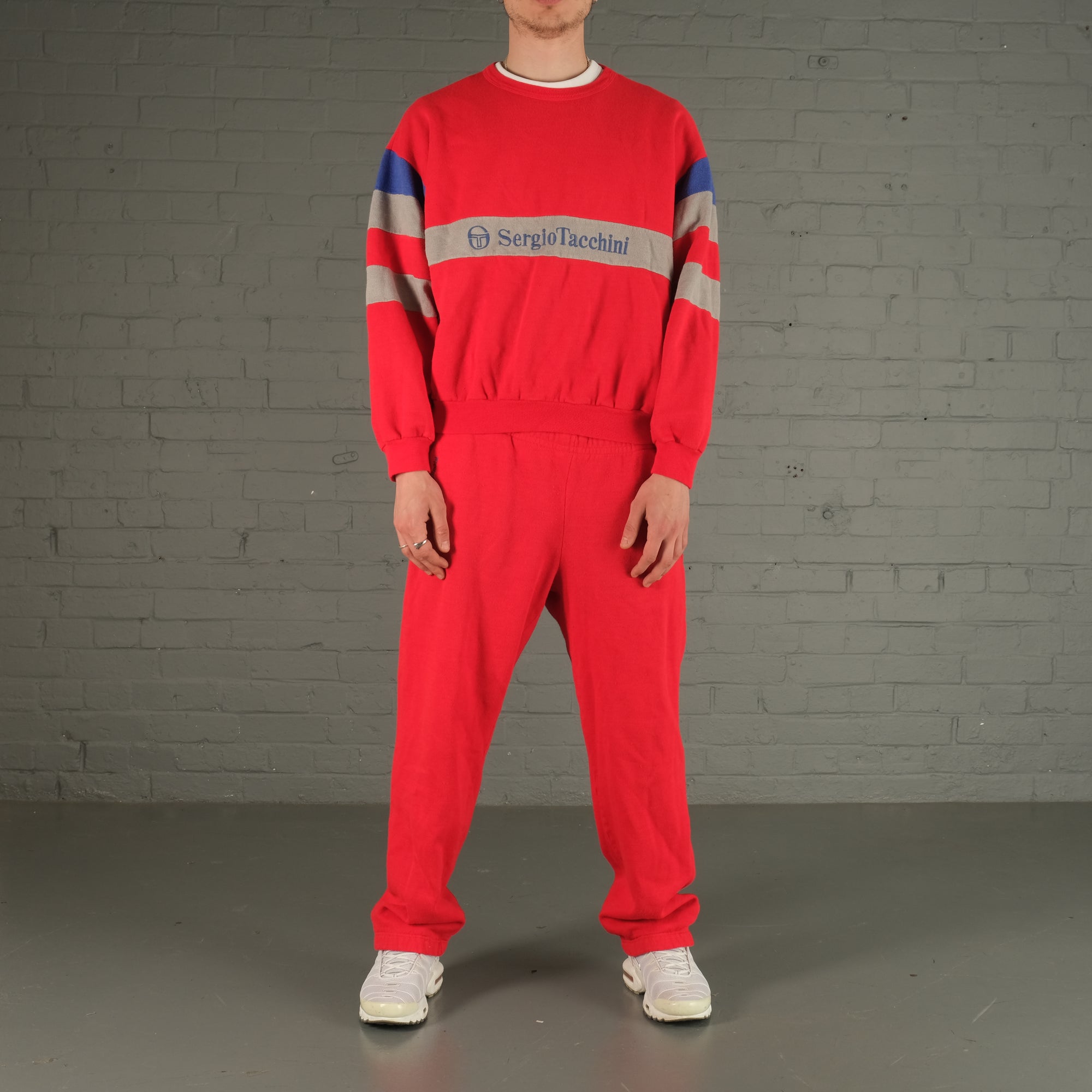 Vintage Sergio Tacchini Tracksuit Set in Red