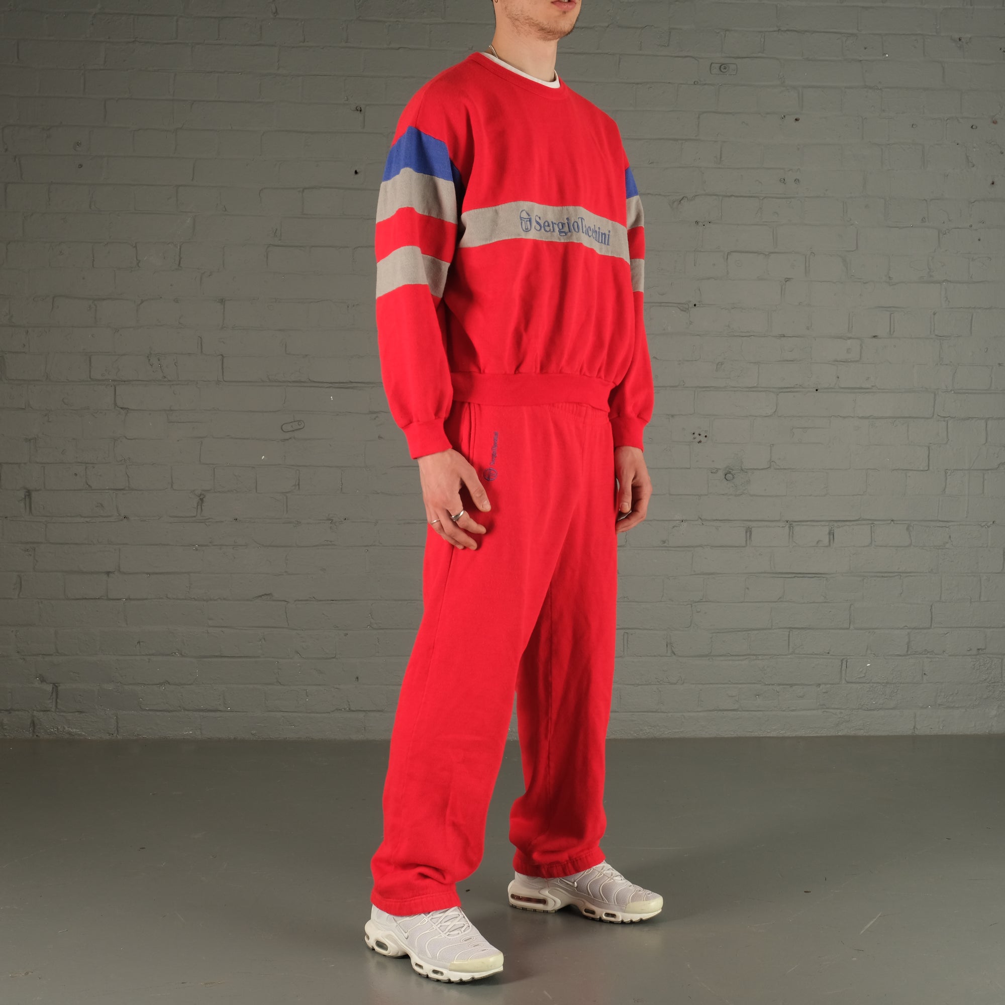 Vintage Sergio Tacchini Tracksuit Set in Red