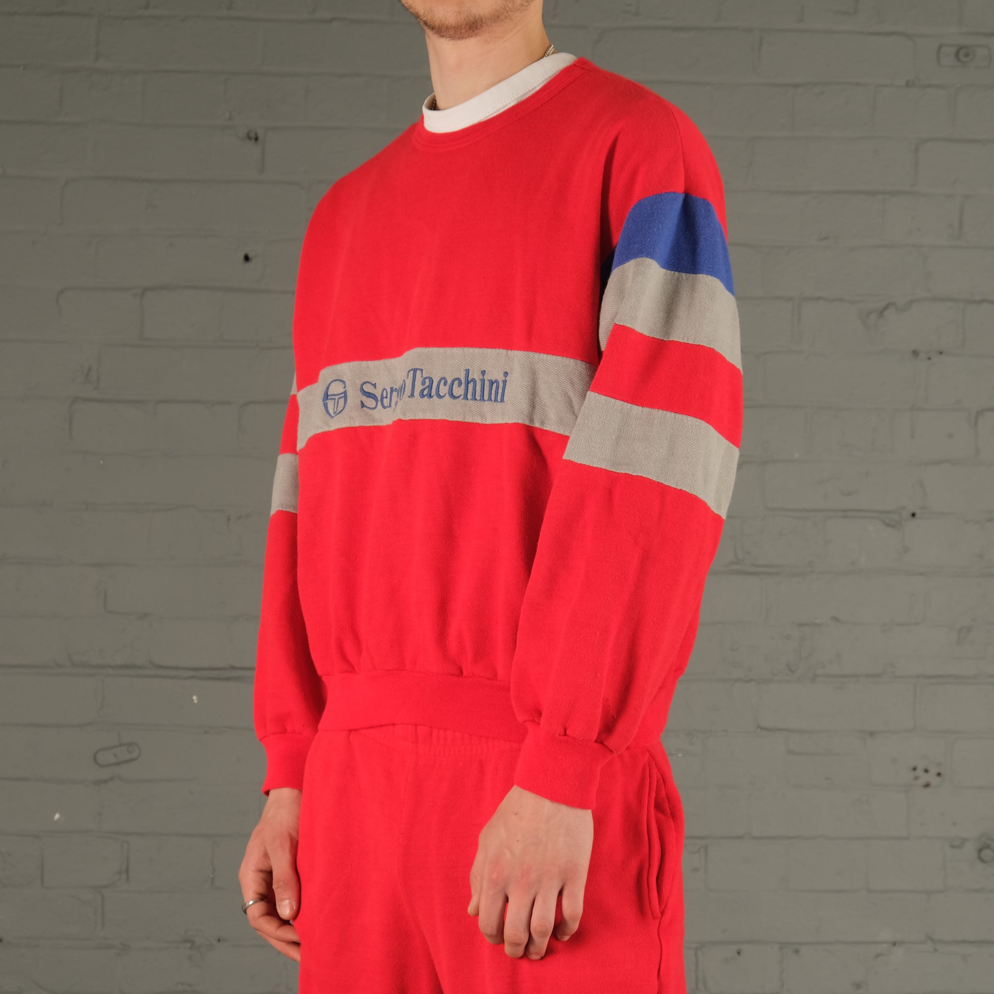 Vintage Sergio Tacchini Tracksuit Set in Red