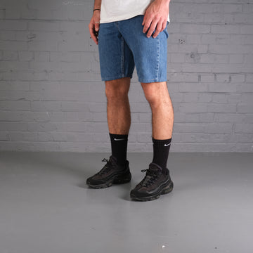 Vintage Carhartt Carpenter Shorts in Blue Denim