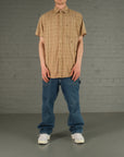 Vintage Tommy Hilfiger short sleeve shirt in tan