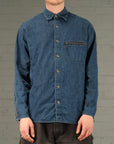 Vintage Tommy Hilfiger denim shirt in blue