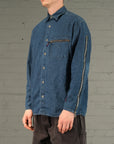 Vintage Tommy Hilfiger denim shirt in blue