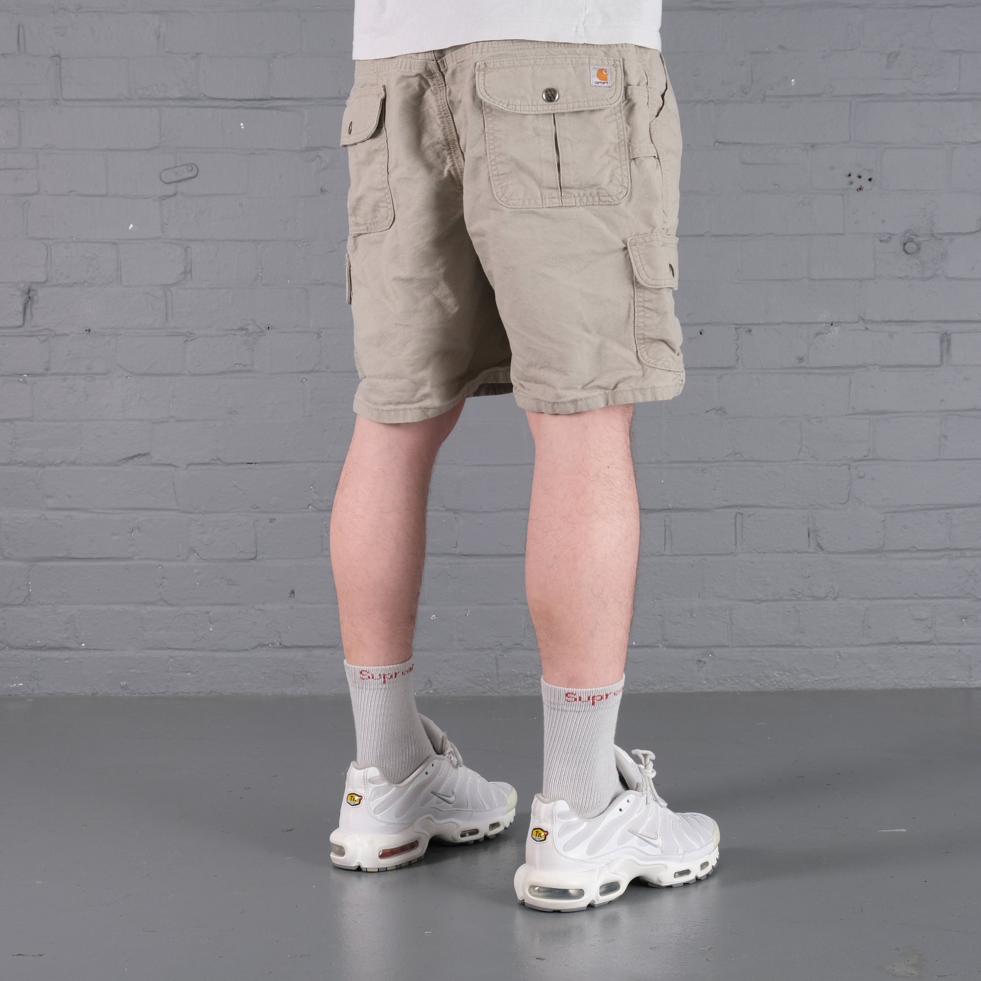 Vintage Carhartt Cargo shorts in Cream