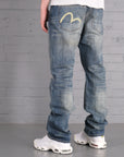 Vintage Evisu Jeans in Blue Denim