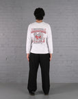 Vintage Alabama National Champions Long Sleeve Graphic T-Shirt in White