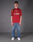 Vintage Diadora AS Roma 04-05 Home Kit Football Shirt