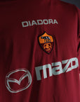 Vintage Diadora AS Roma 04-05 Home Kit Football Shirt