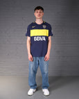 Vintage Nike Boca Juniors 16-17 Home Football Shirt