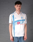 Vintage Adidas Olympique Marseille 05-06 Home Football Shirt