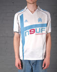 Vintage Adidas Olympique Marseille 05-06 Home Football Shirt