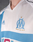 Vintage Adidas Olympique Marseille 05-06 Home Football Shirt