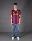 Vintage Nike FC Barcelona 10-11 Home Football Shirt