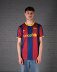 Vintage Nike FC Barcelona 10-11 Home Football Shirt