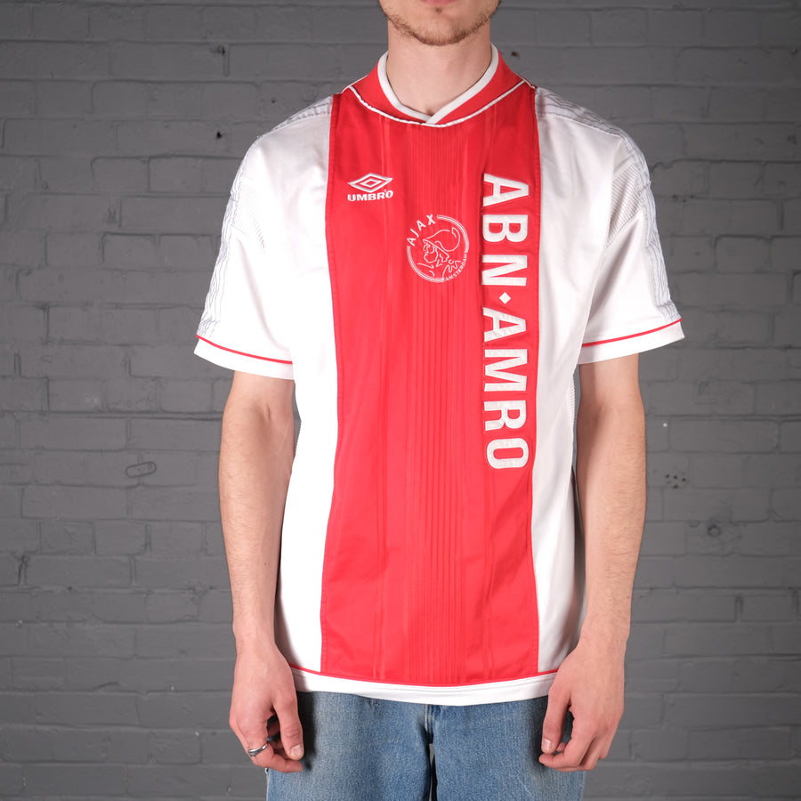 Vintage Umbro Ajax 99-00 Home Football Shirt