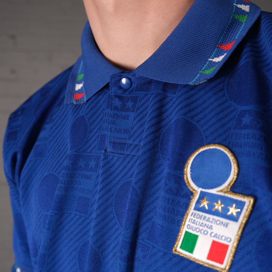 Vintage Diadora Italy 1994 Home Kit Football Shirt