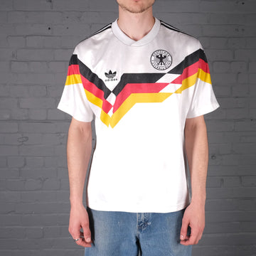 Vintage Adidas Germany 1990 Home Kit Football Shirt