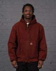 Vintage Carhartt Active Bomber Jacket in Burgundy